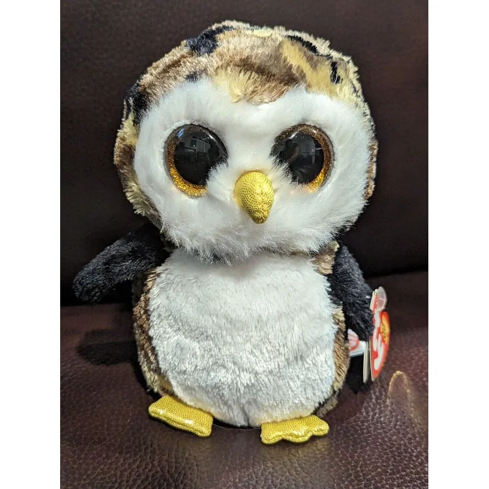 Ty Beanie Boos Owliver the Camo Owl Plush Stuffed Animal Bird